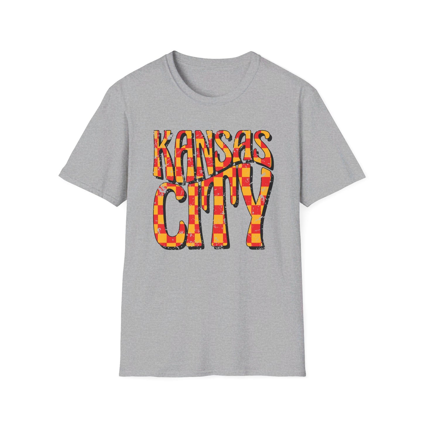 Groovy Kansas City Design (Distressed) T-Shirt