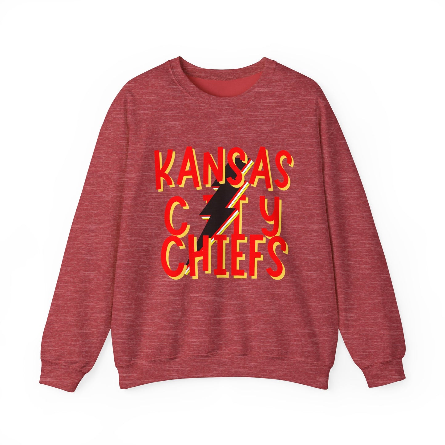Kansas City Chiefs Lightening Bolt Sweatshirt