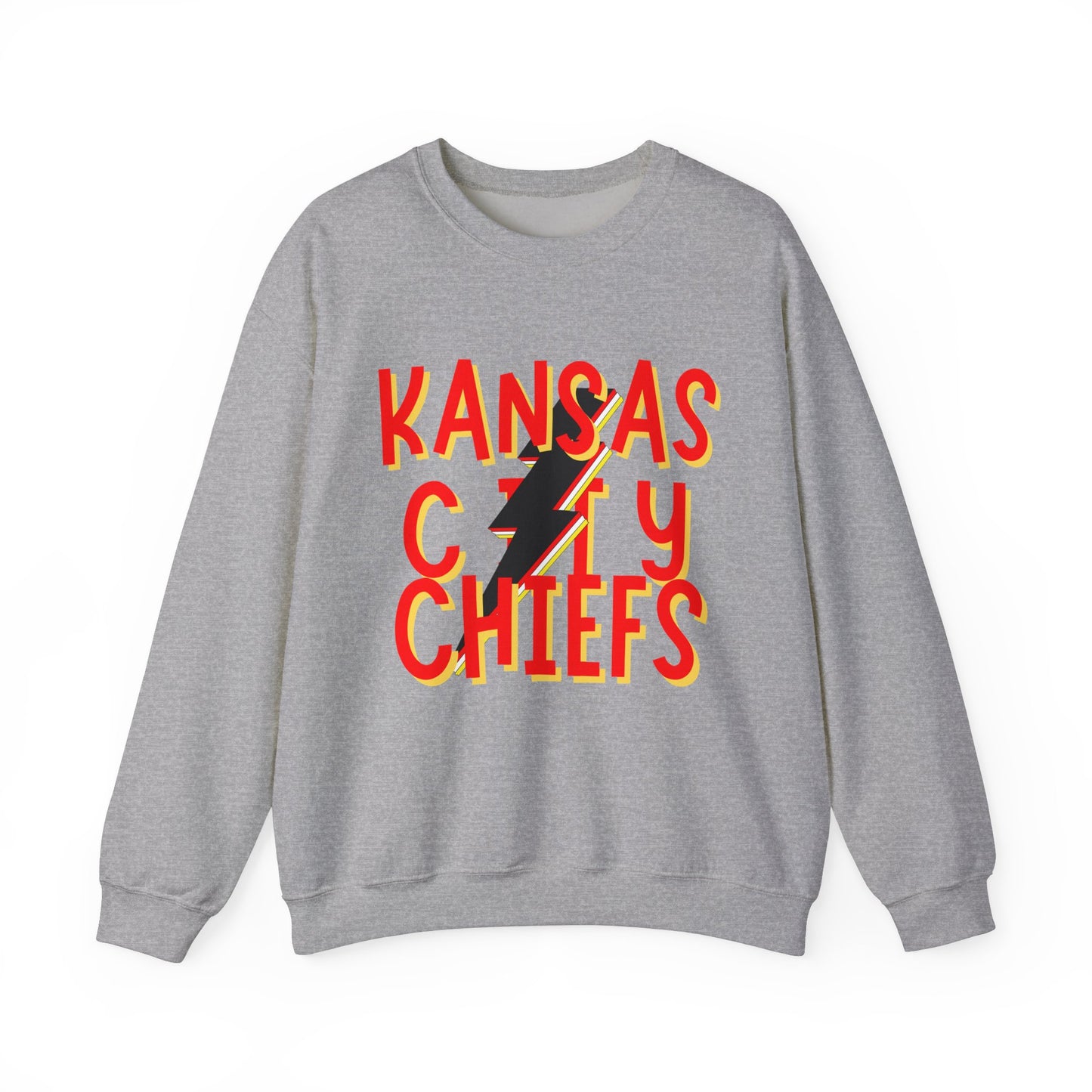 Kansas City Chiefs Lightening Bolt Sweatshirt