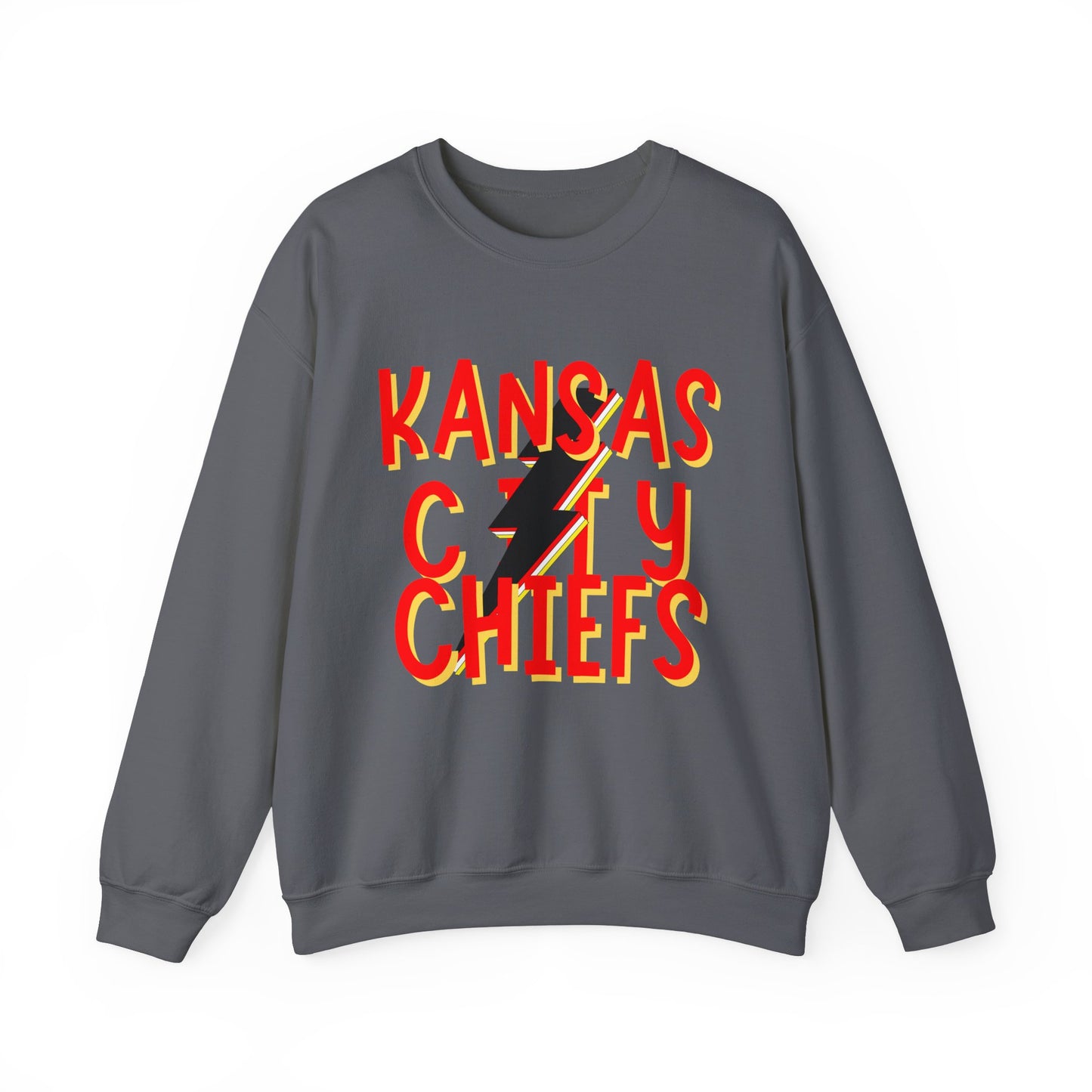 Kansas City Chiefs Lightening Bolt Sweatshirt