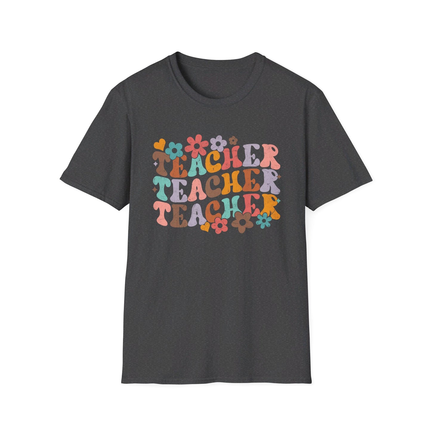 Floral Teacher T-Shirt