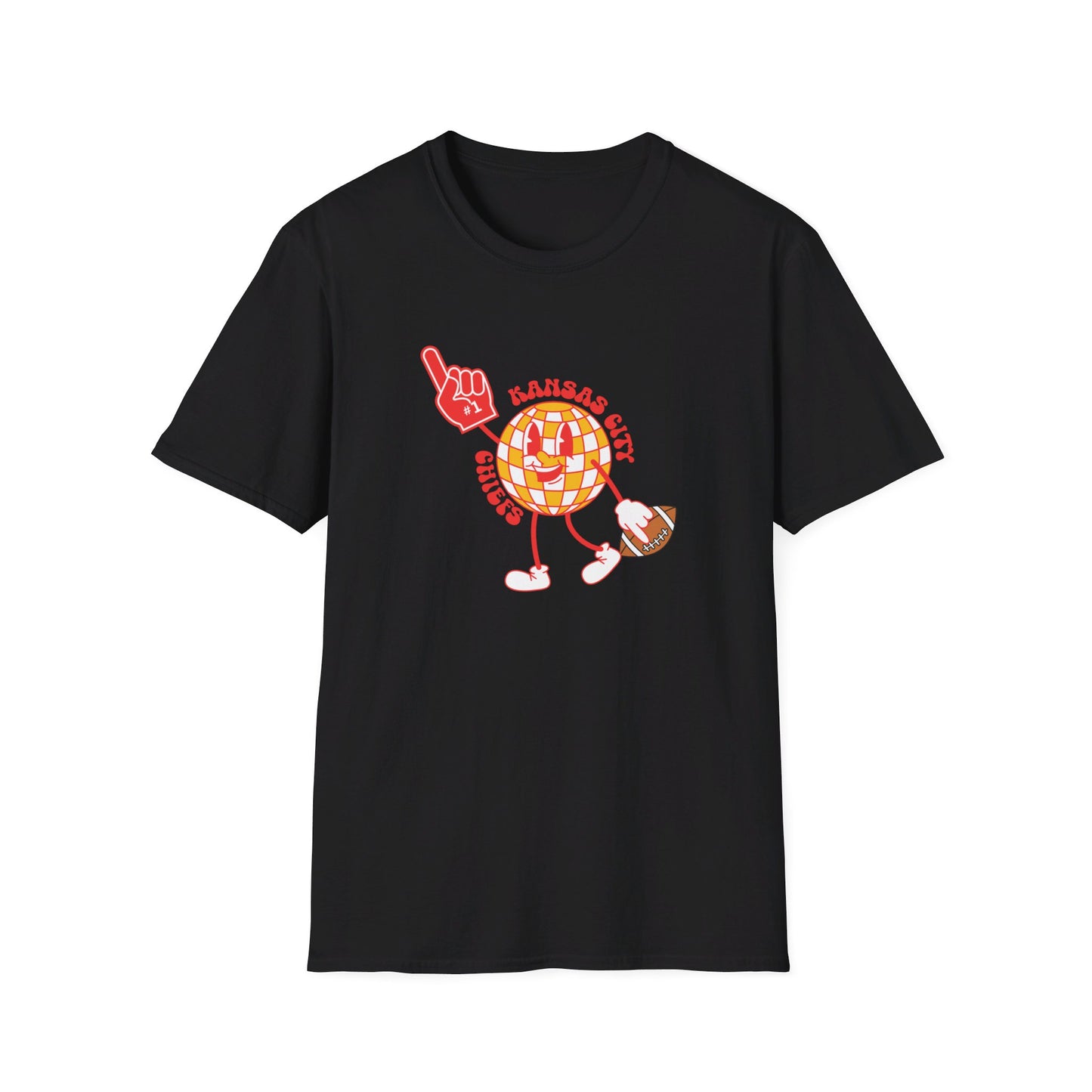 Disco Ball KC Chiefs T-Shirt