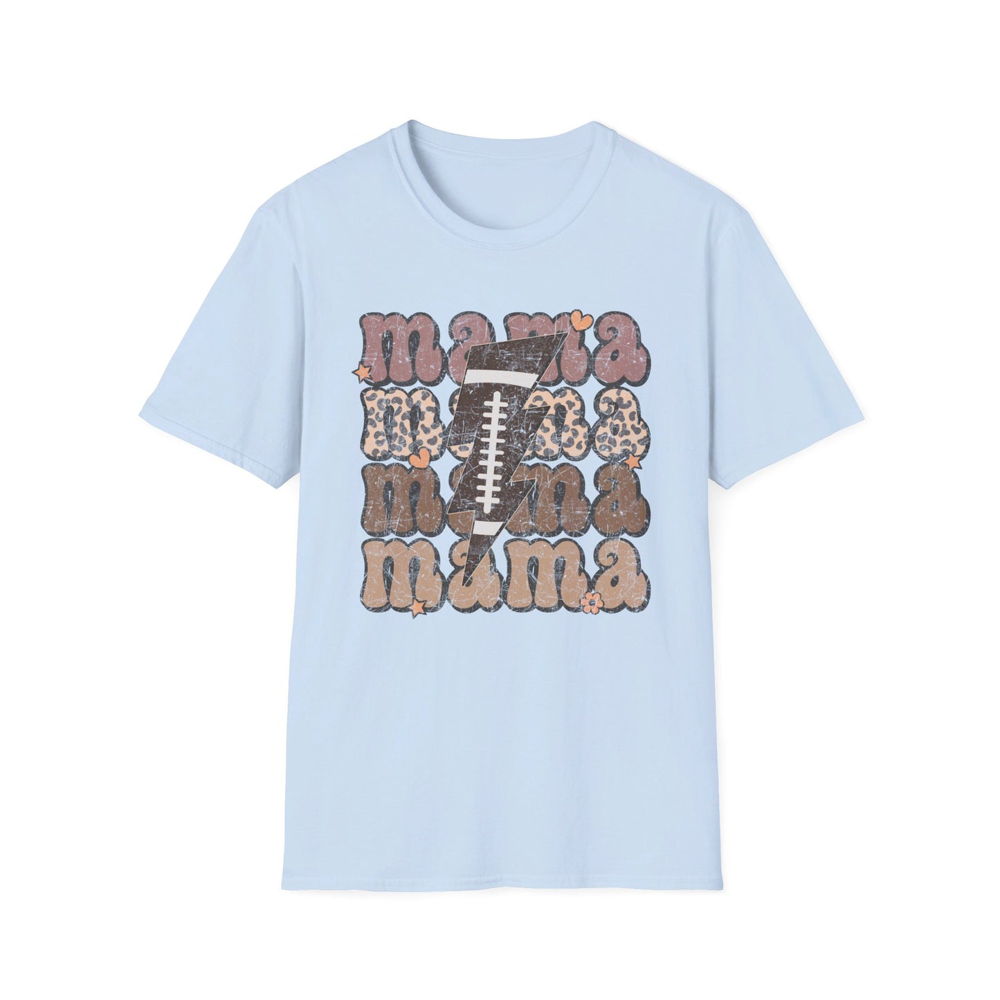 Groovy Football Mama T-Shirt