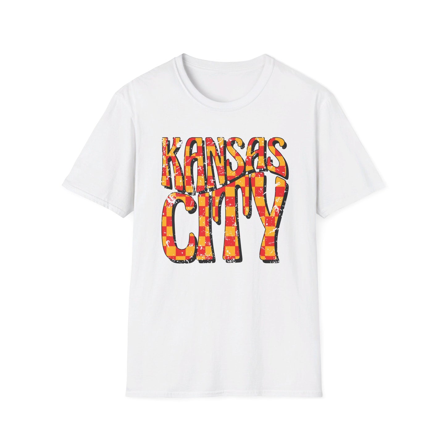 Groovy Kansas City Design (Distressed) T-Shirt