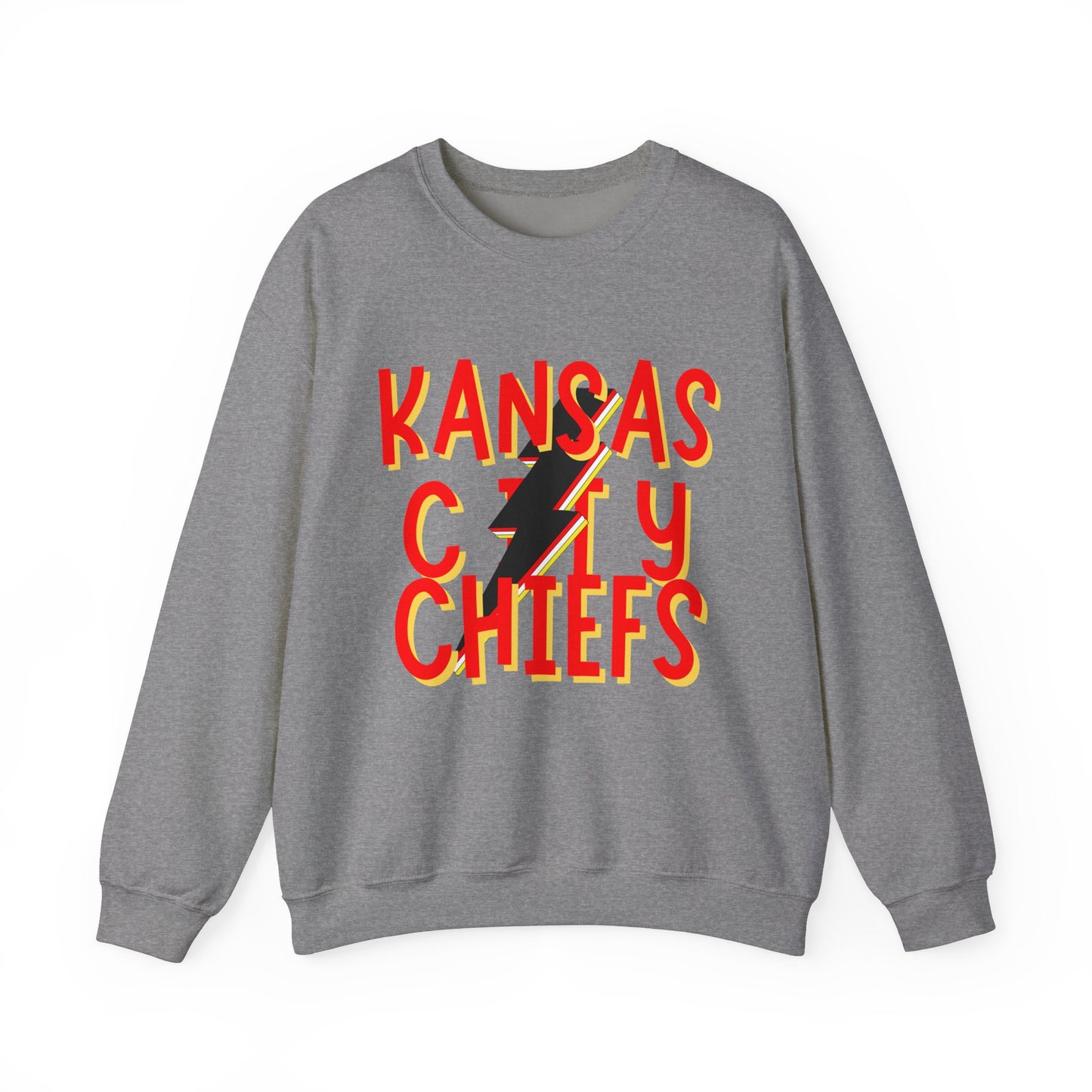 Kansas City Chiefs Lightening Bolt Sweatshirt