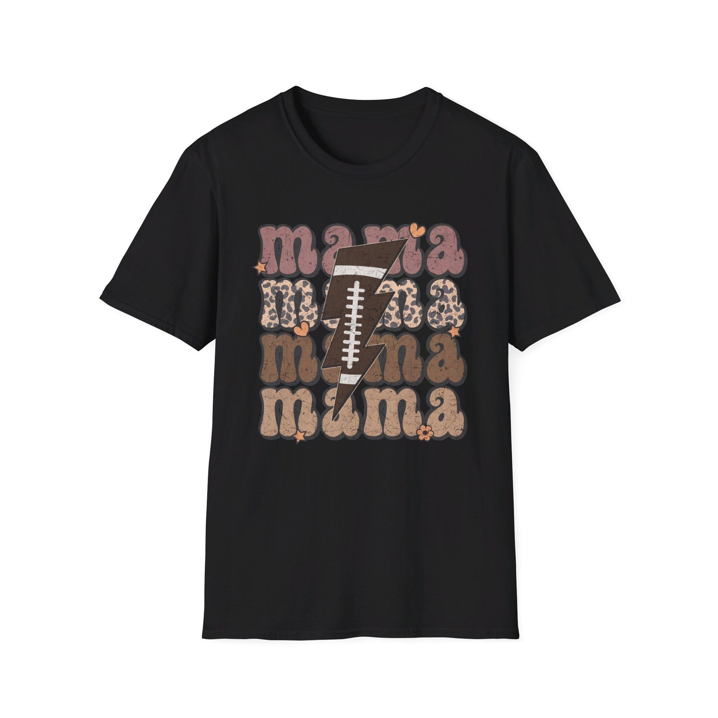 Groovy Football Mama T-Shirt