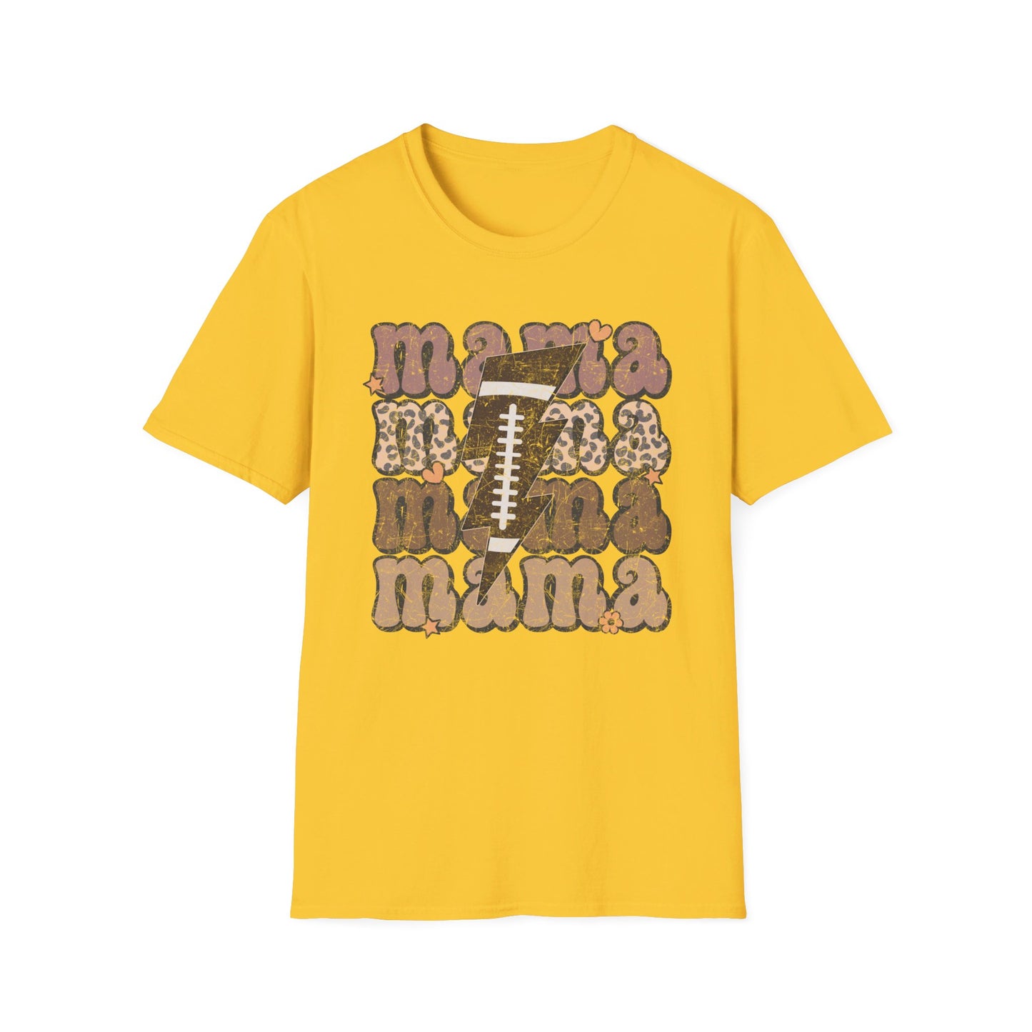 Groovy Football Mama T-Shirt