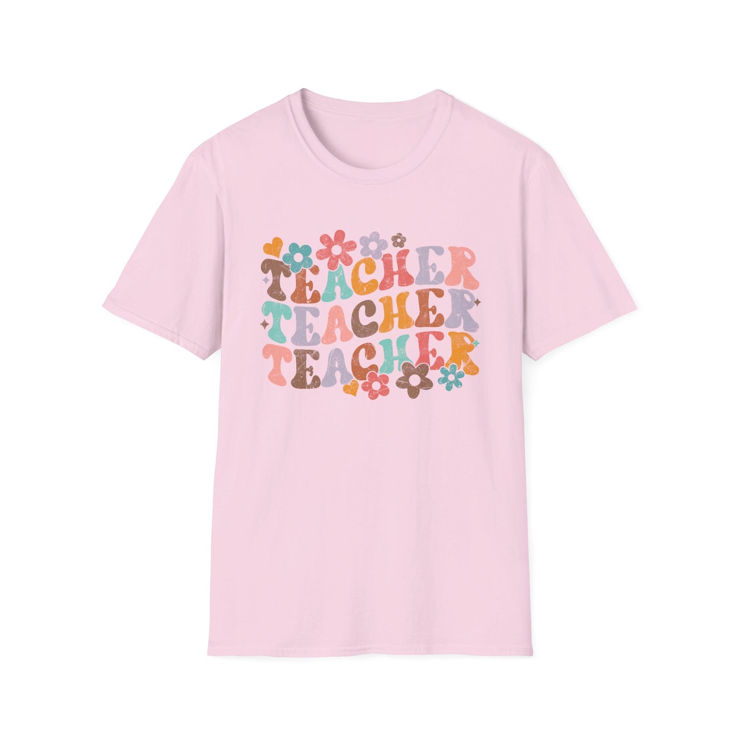 Floral Teacher T-Shirt