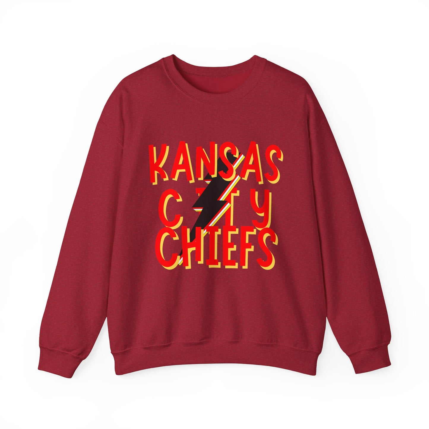 Kansas City Chiefs Lightening Bolt Sweatshirt