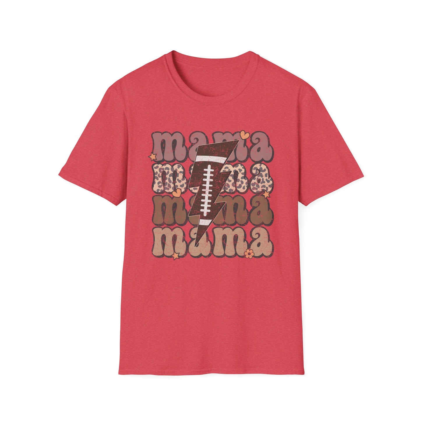 Groovy Football Mama T-Shirt