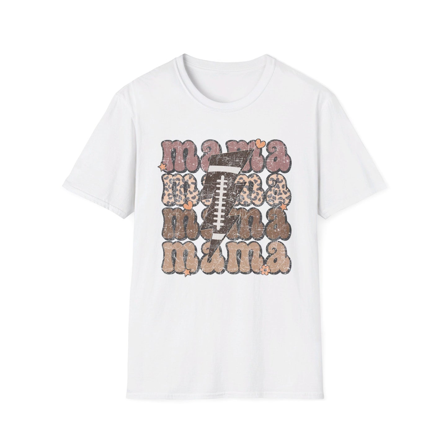 Groovy Football Mama T-Shirt