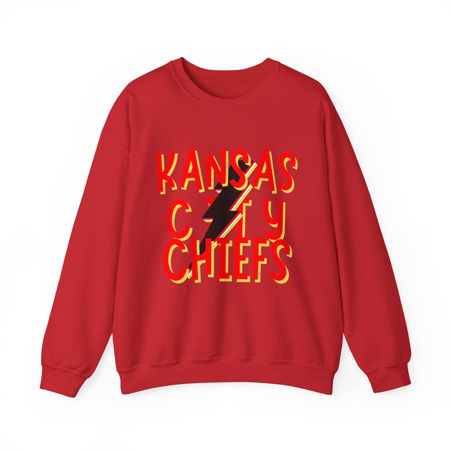 Kansas City Chiefs Lightening Bolt Sweatshirt