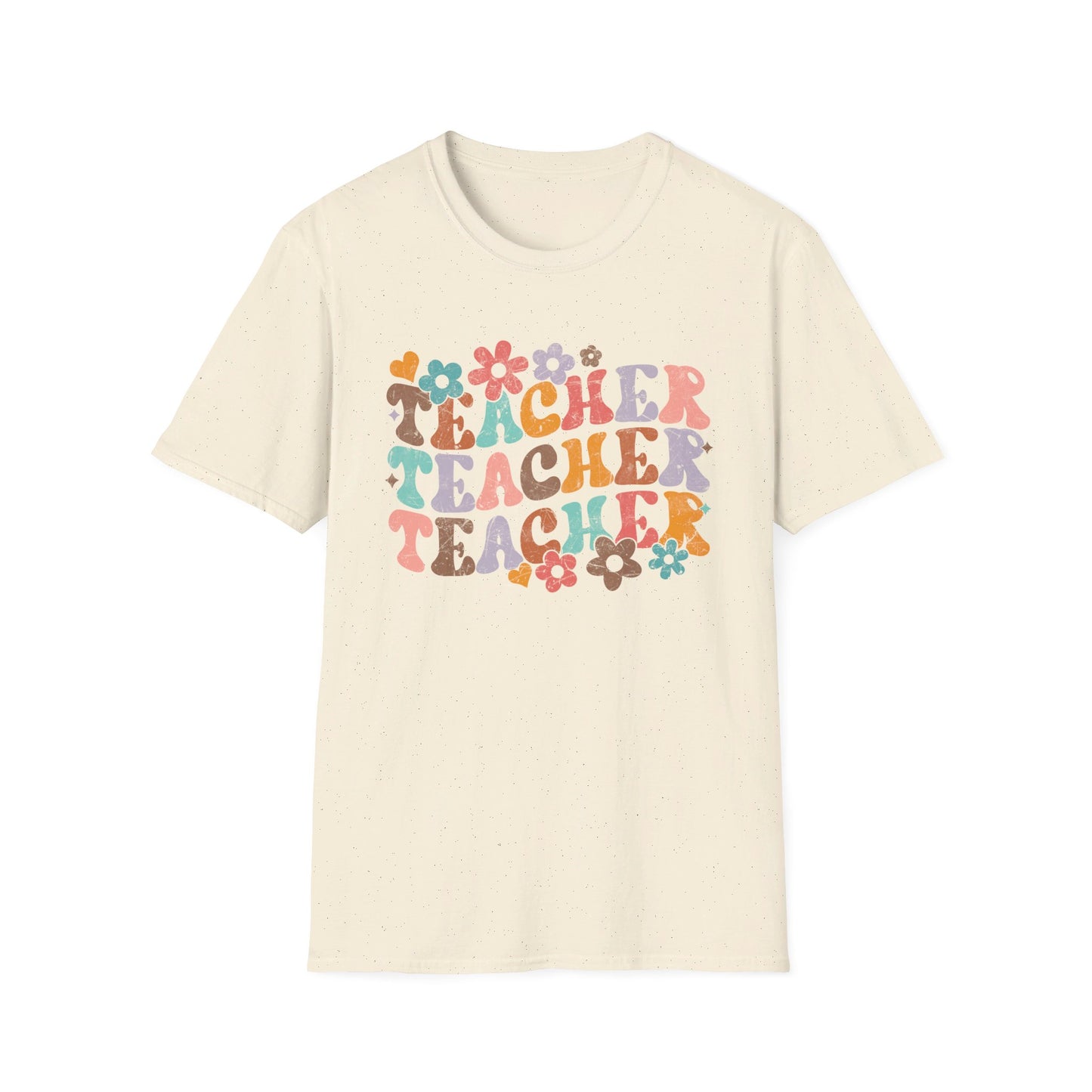 Floral Teacher T-Shirt