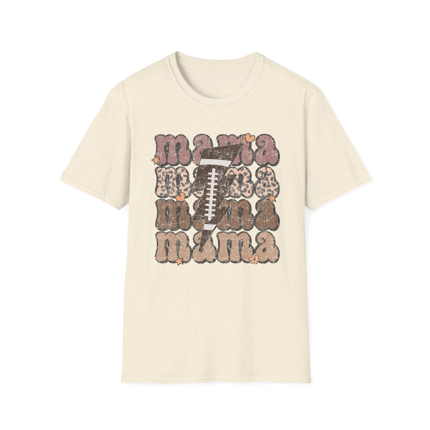 Groovy Football Mama T-Shirt