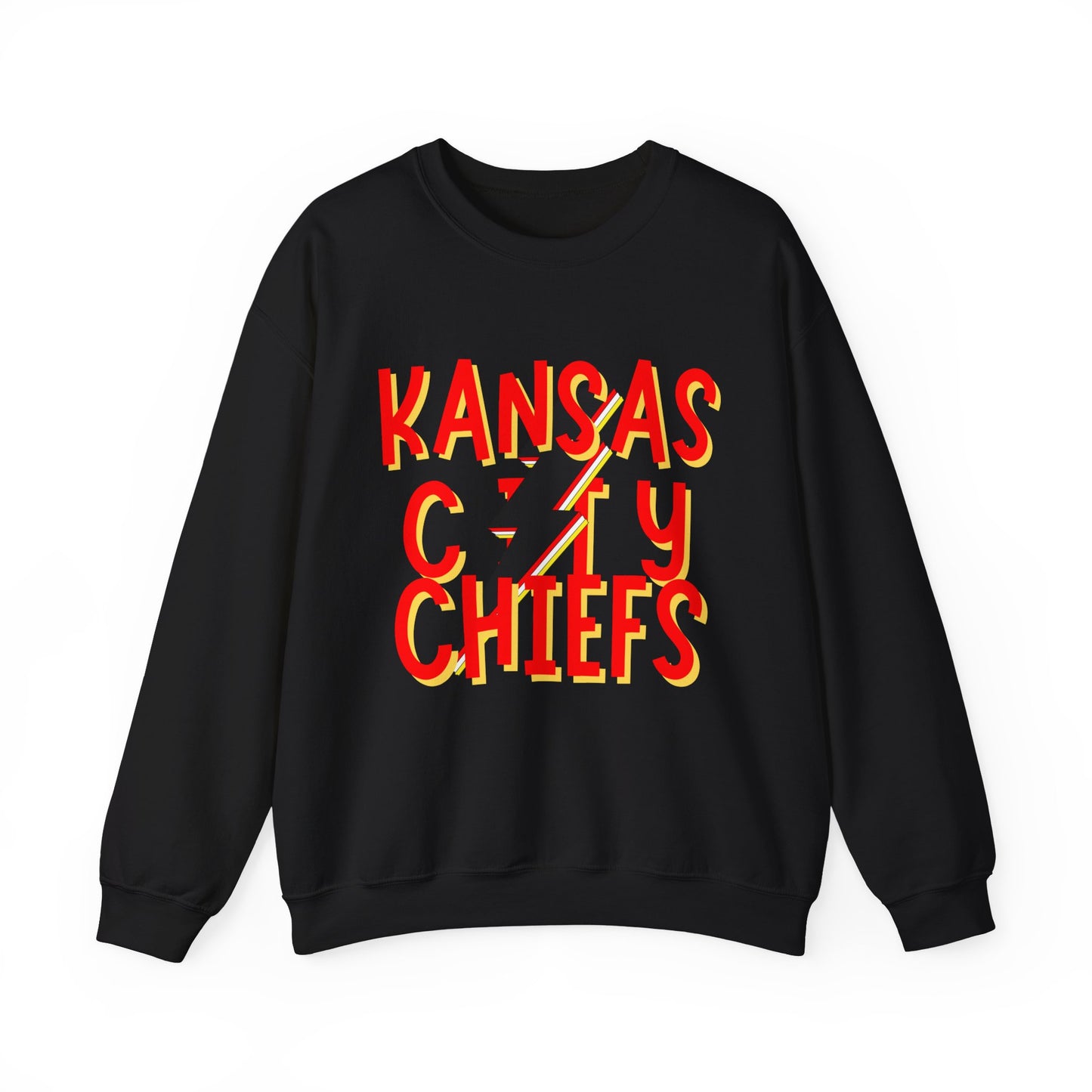 Kansas City Chiefs Lightening Bolt Sweatshirt