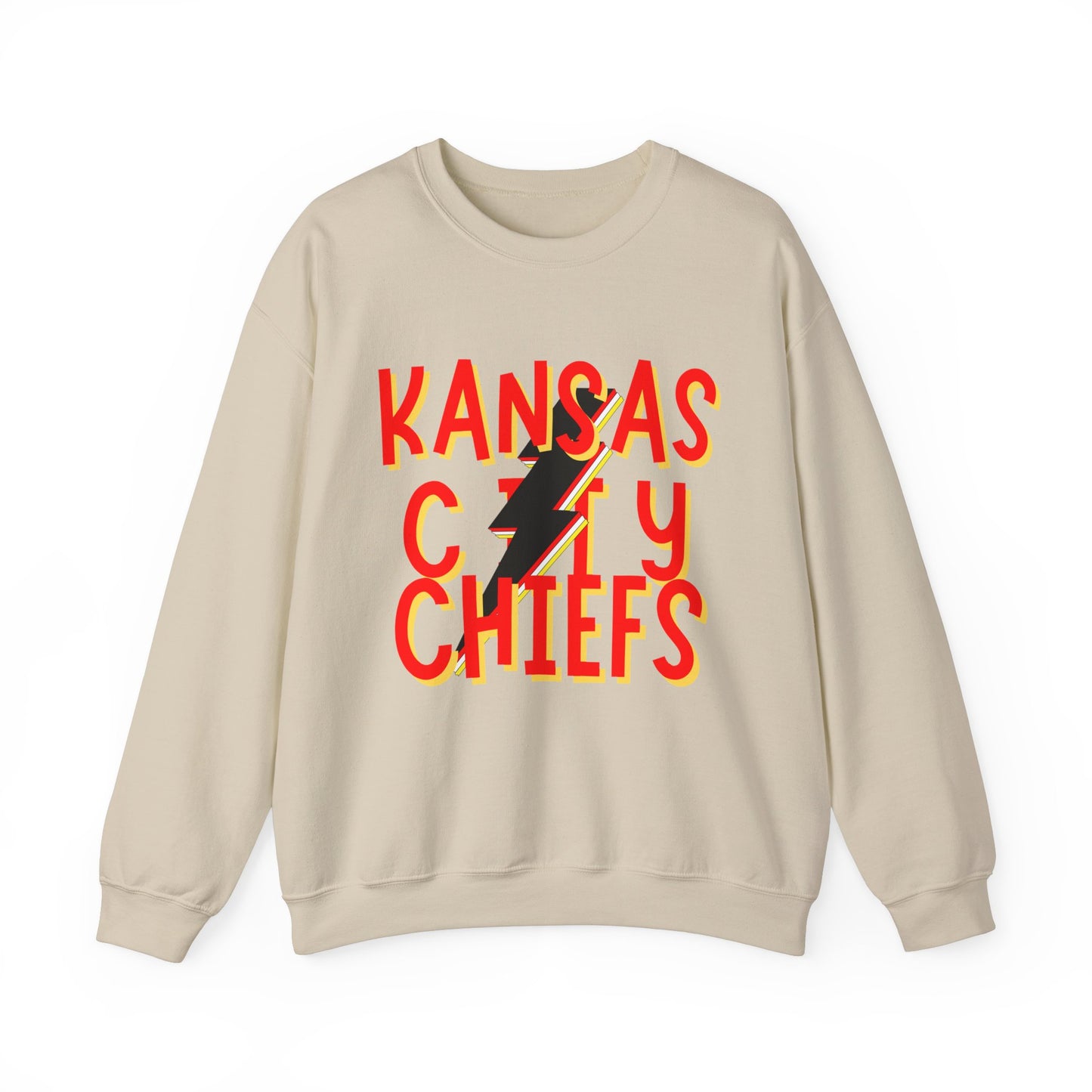 Kansas City Chiefs Lightening Bolt Sweatshirt