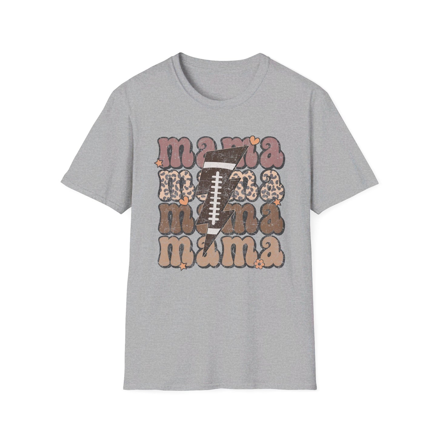 Groovy Football Mama T-Shirt