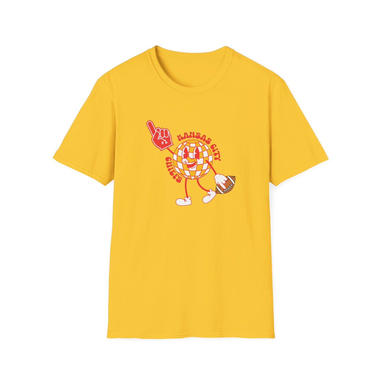 Disco Ball KC Chiefs T-Shirt