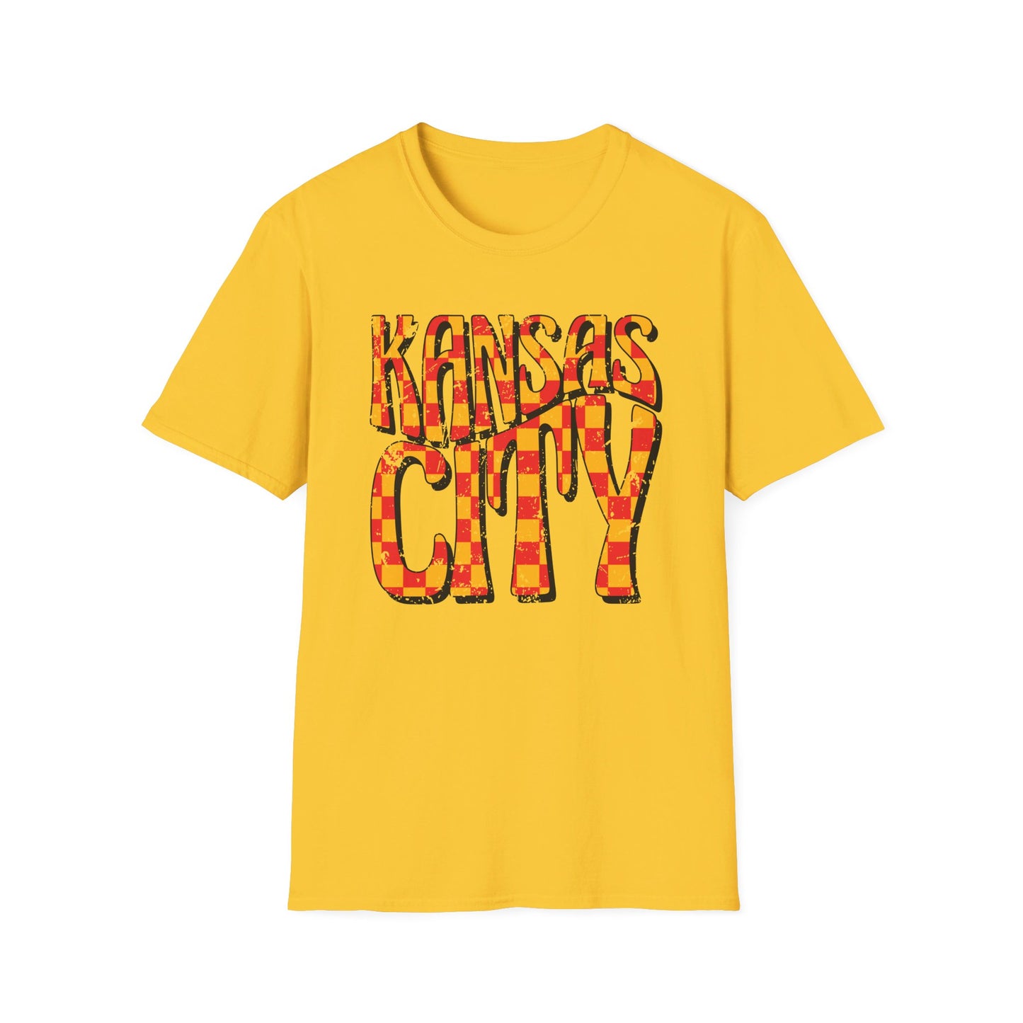 Groovy Kansas City Design (Distressed) T-Shirt