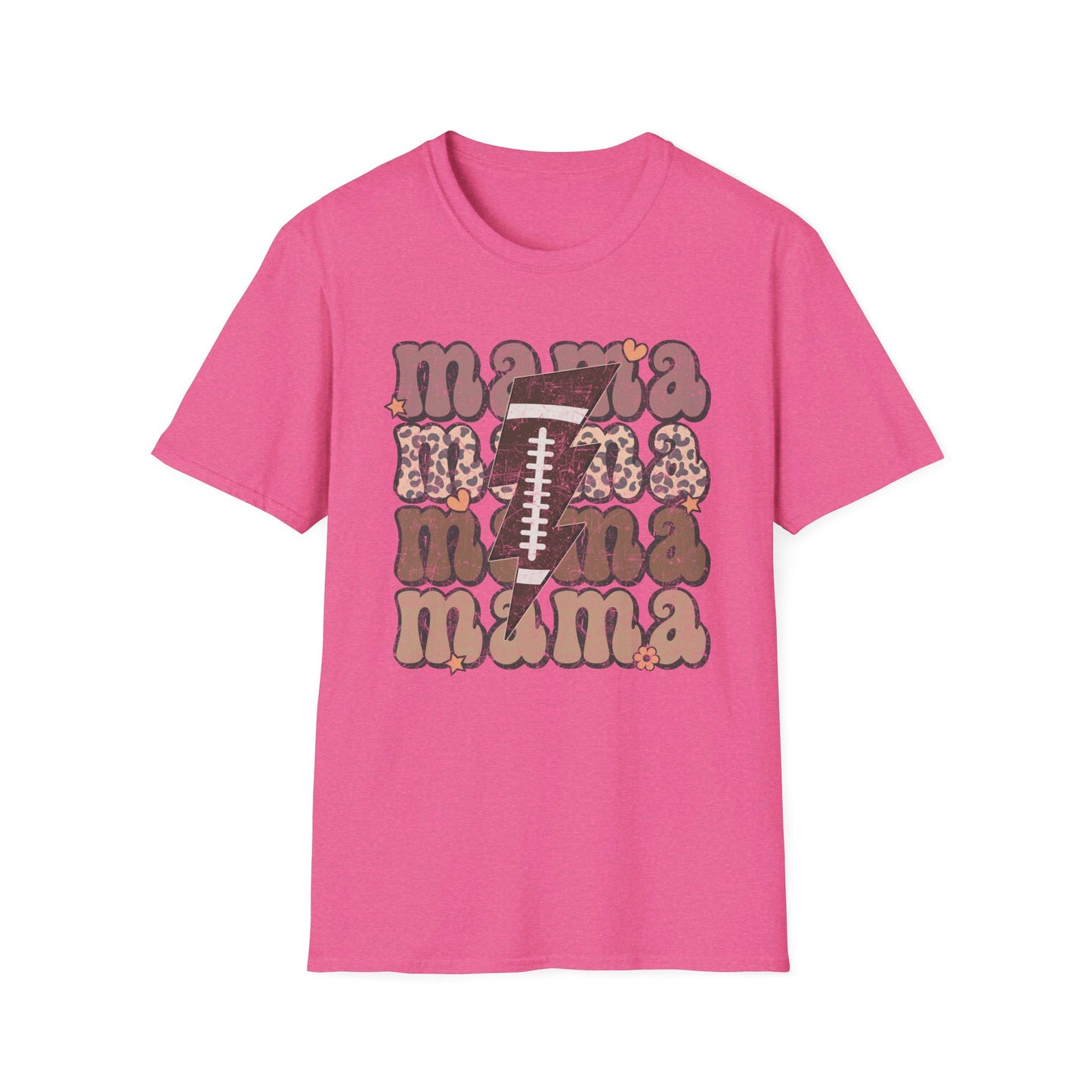 Groovy Football Mama T-Shirt