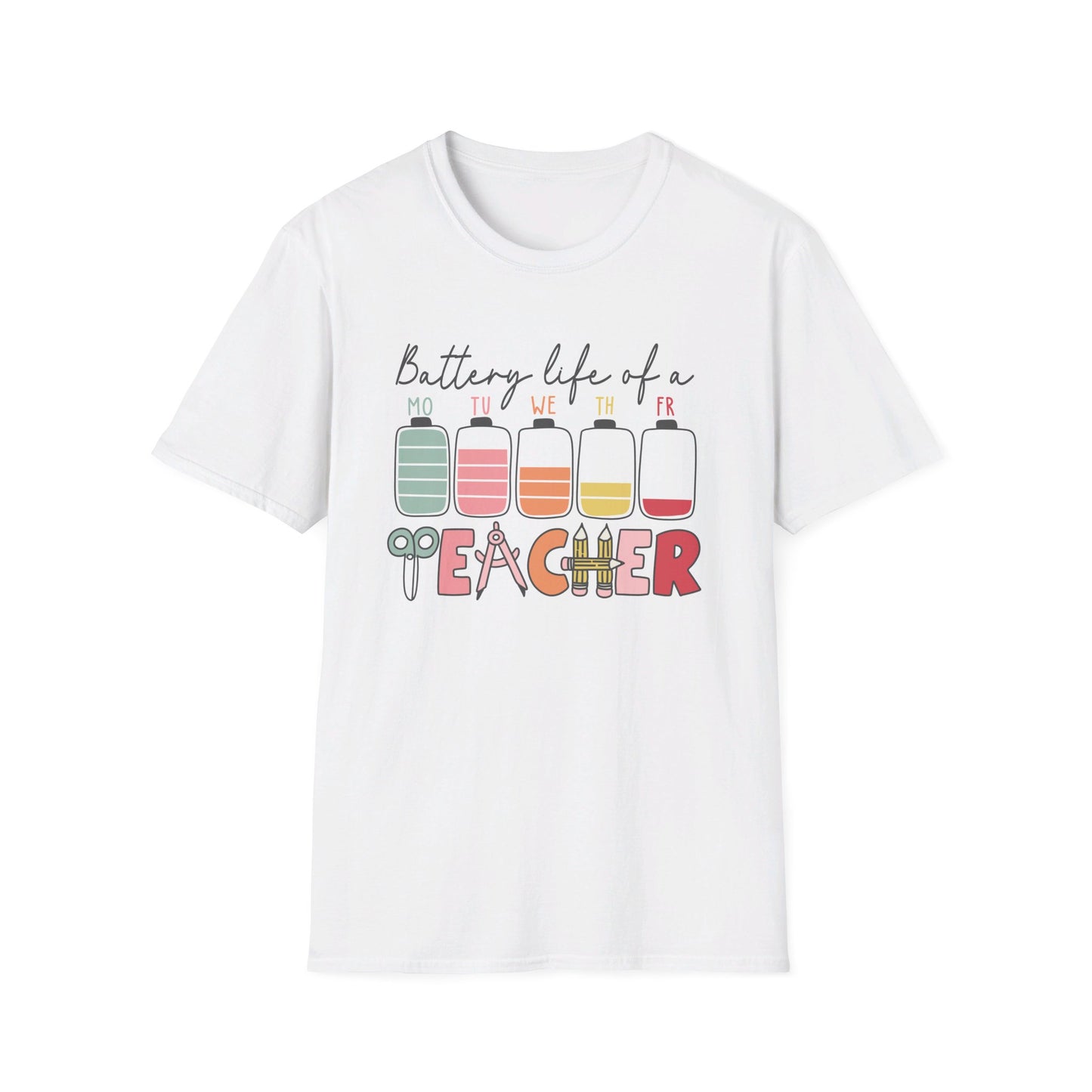 Battery Life of a Teacher T-Shirt