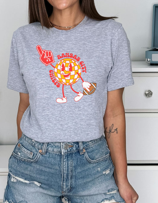 Disco Ball KC Chiefs T-Shirt