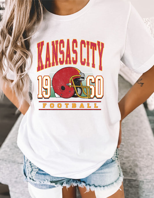 Retro Kansas City Football T-Shirt