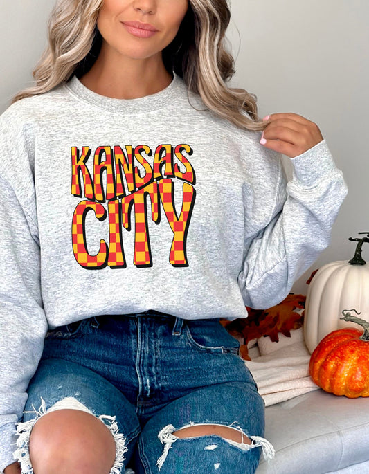 Checkered Kansas City Sweatshirt