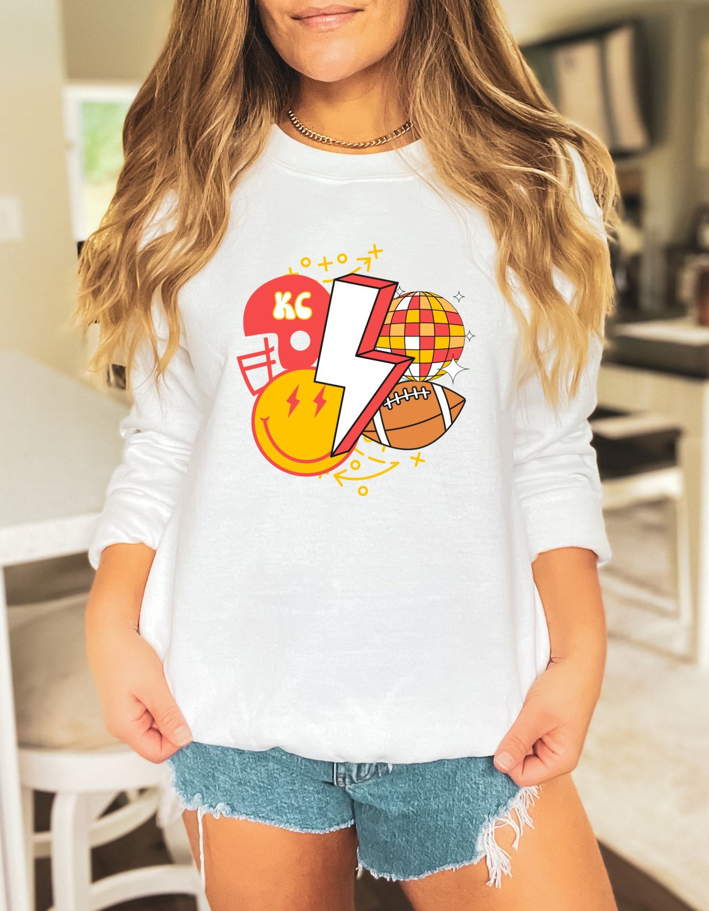 Retro KC Chiefs Icons Sweatshirt